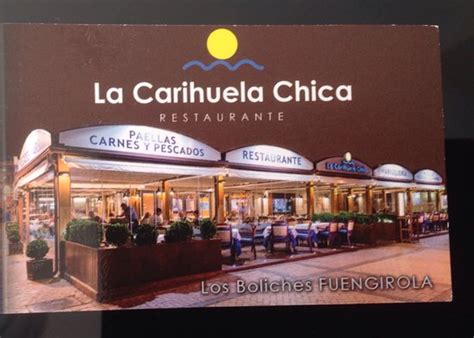 restaurante la carihuela chica